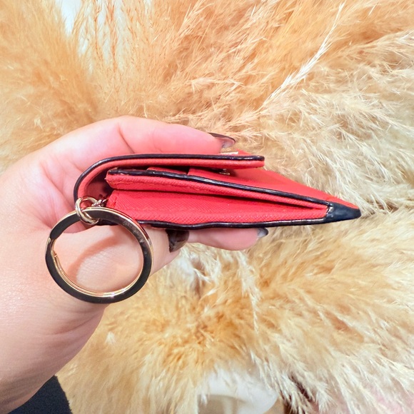 Vintage Kate Spade Vibrant pink red keychain wallet - Picture 8 of 8